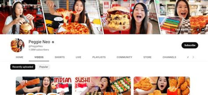 Peggie Neo Youtuber overview
